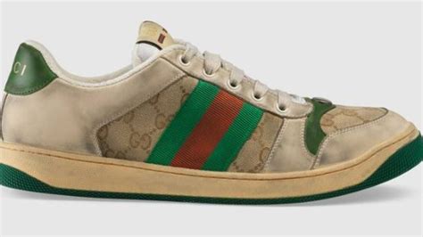 gucci tennis shoes dirty|sneakers that look dirty.